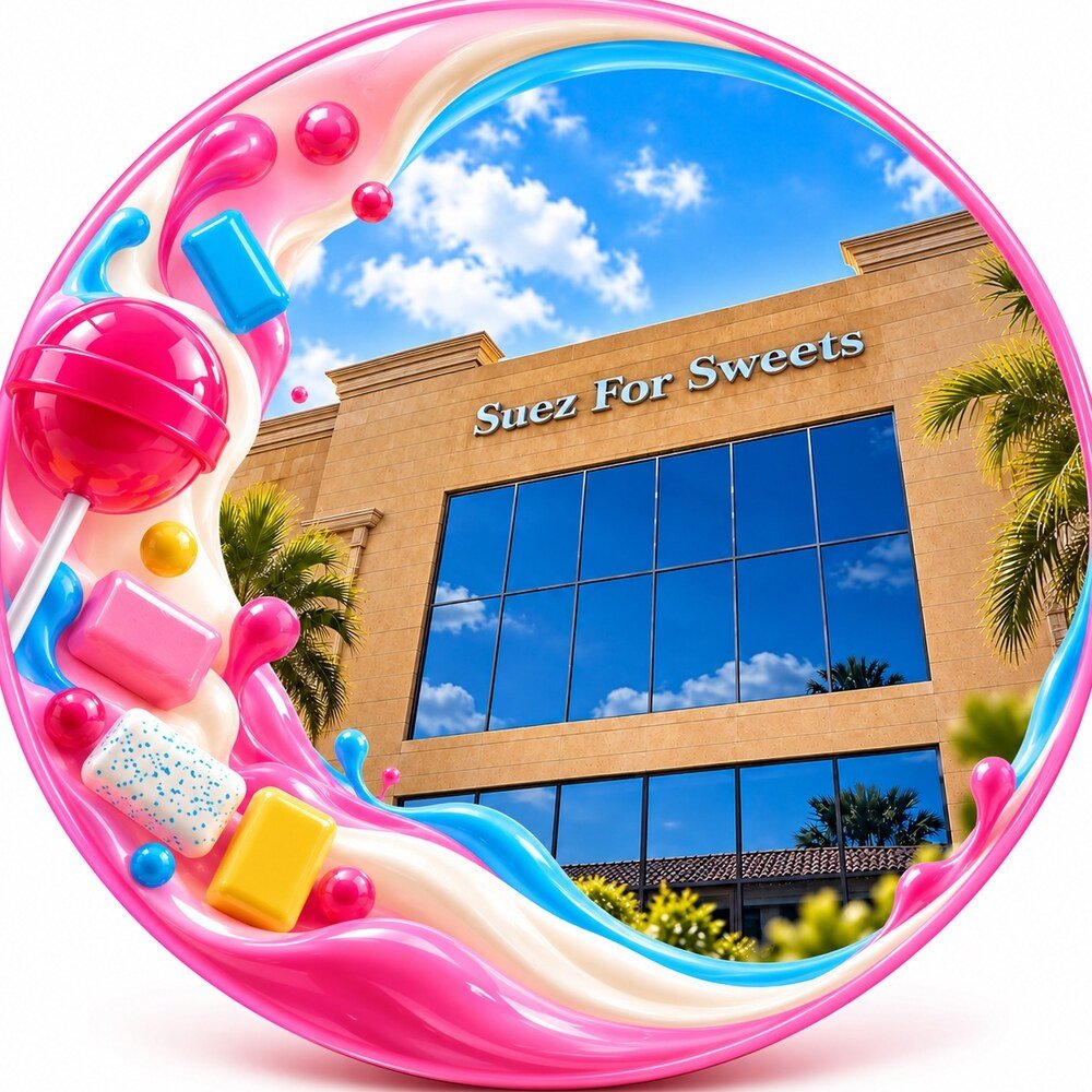 The Suez for Sweets confectionery factory building in Suez, Egypt