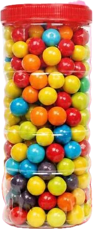 Logy Jar Ball Gum (200) packaging