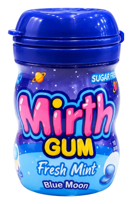 Mirth Gum Blue Moon Fresh Mint packaging
